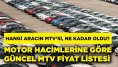 Hangi aracın MTV’si kaç lira oldu 2023? İşte araçlara ve motor hacimlerine göre güncel MTV oranları..