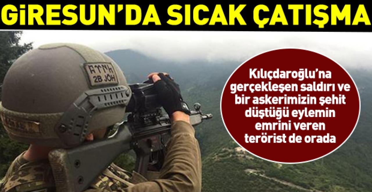 Giresun'da PKK'lılarla çatışma