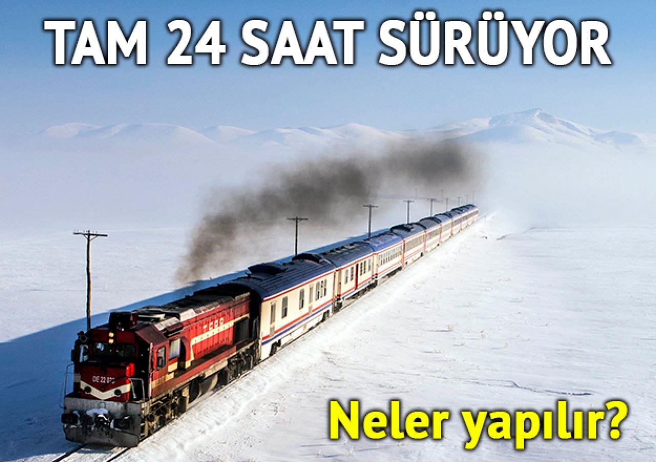 Doğu Ekspresi'nde süren 24 saat yolculuk sırasında neler yapılır! Kars'ın meşhur yemekleri