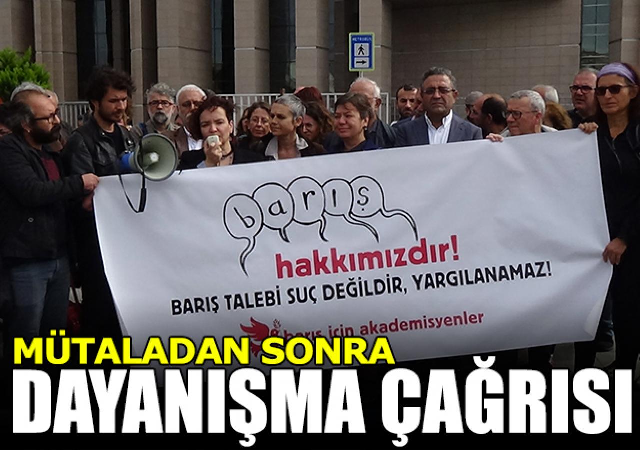 Mütaladan sonra dayanışma çağrısı