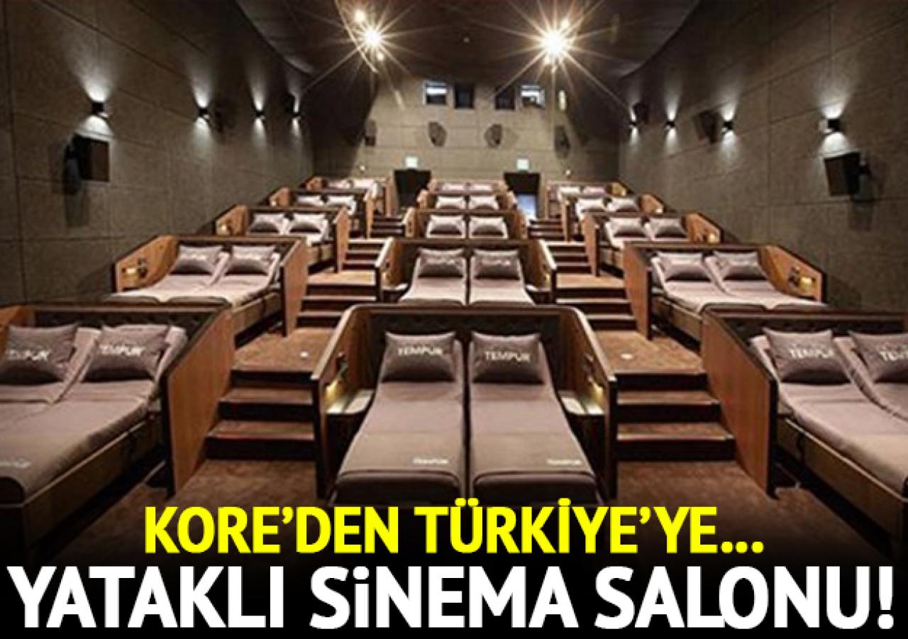 Yataklı sinema salonu hizmete girdi!