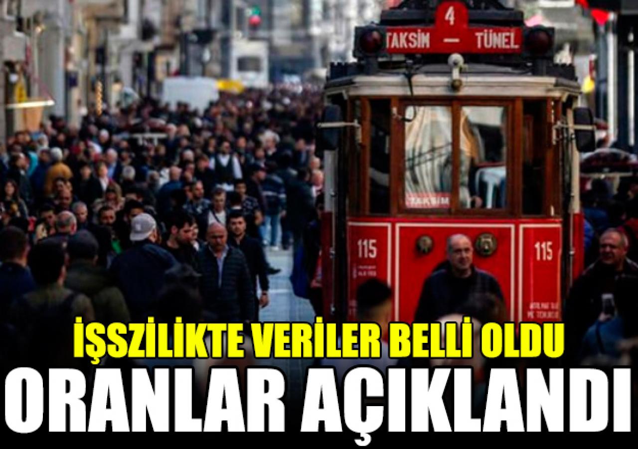 İşsizlik oranları açıklandı