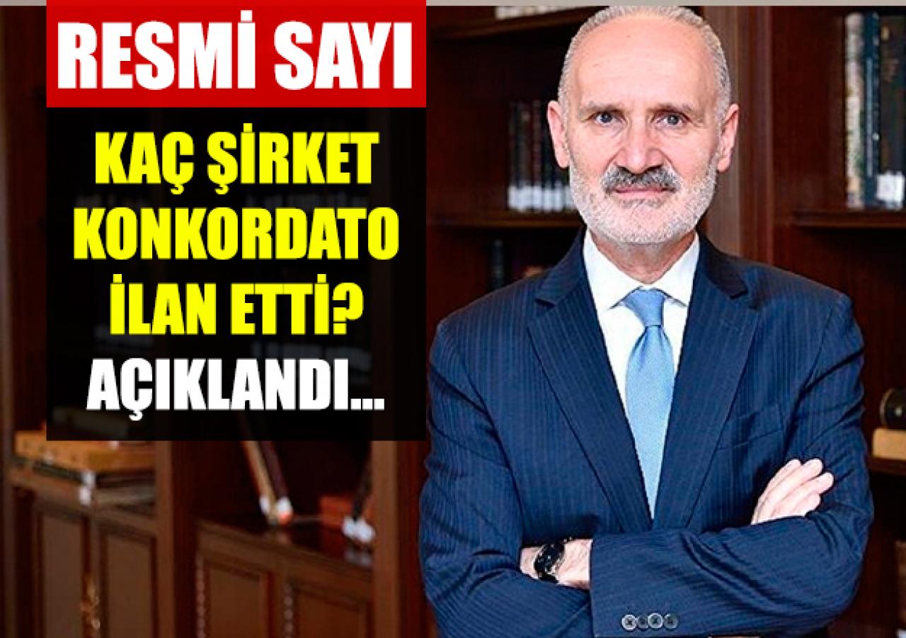 Kaç şirket konkordato ilan etti? Resmi sayı açıklandı