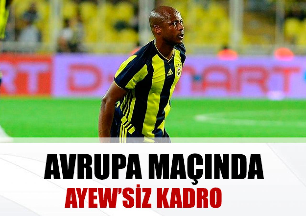 Belçika deplasmanında Ayew'siz kadro