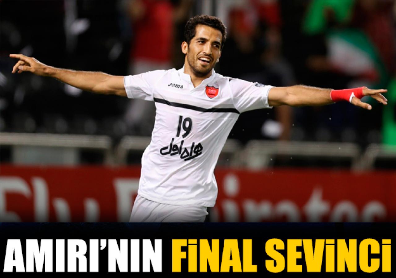 Vahid Amiri'nin final sevinci