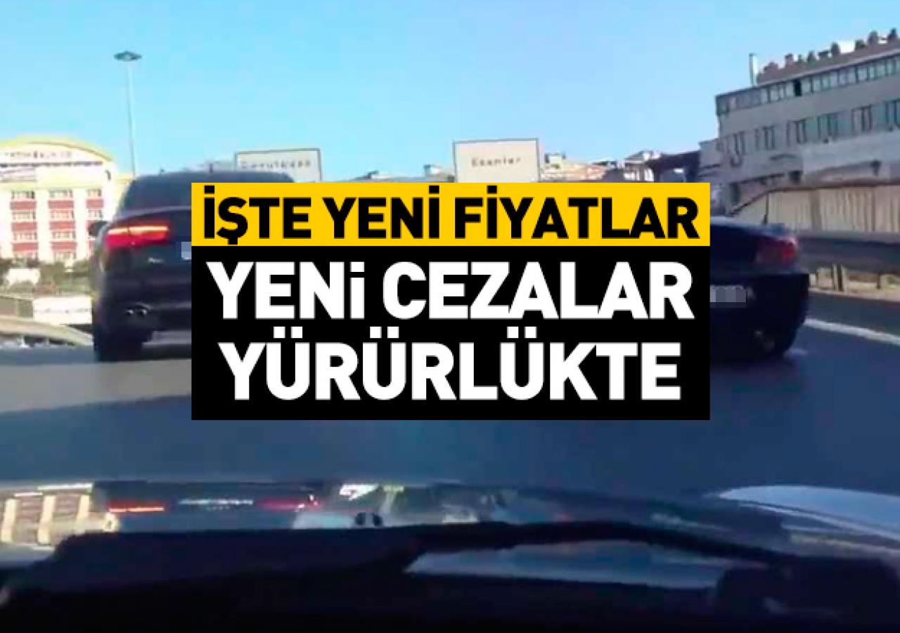 Yeni trafik cezaları yürürlükte! Spin, drift, çakar lamba, abartı egzoz cezaları kaç lira