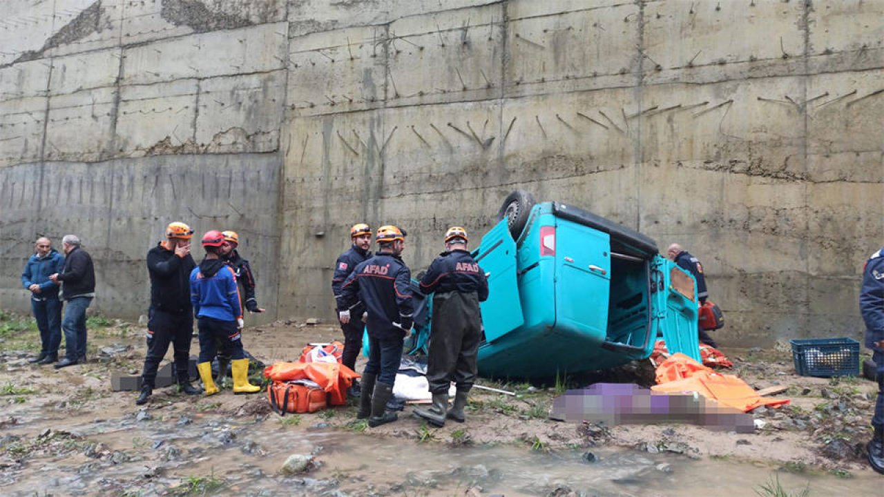 Rize'de trafik kazası : 4 ölü, 1 yaralı