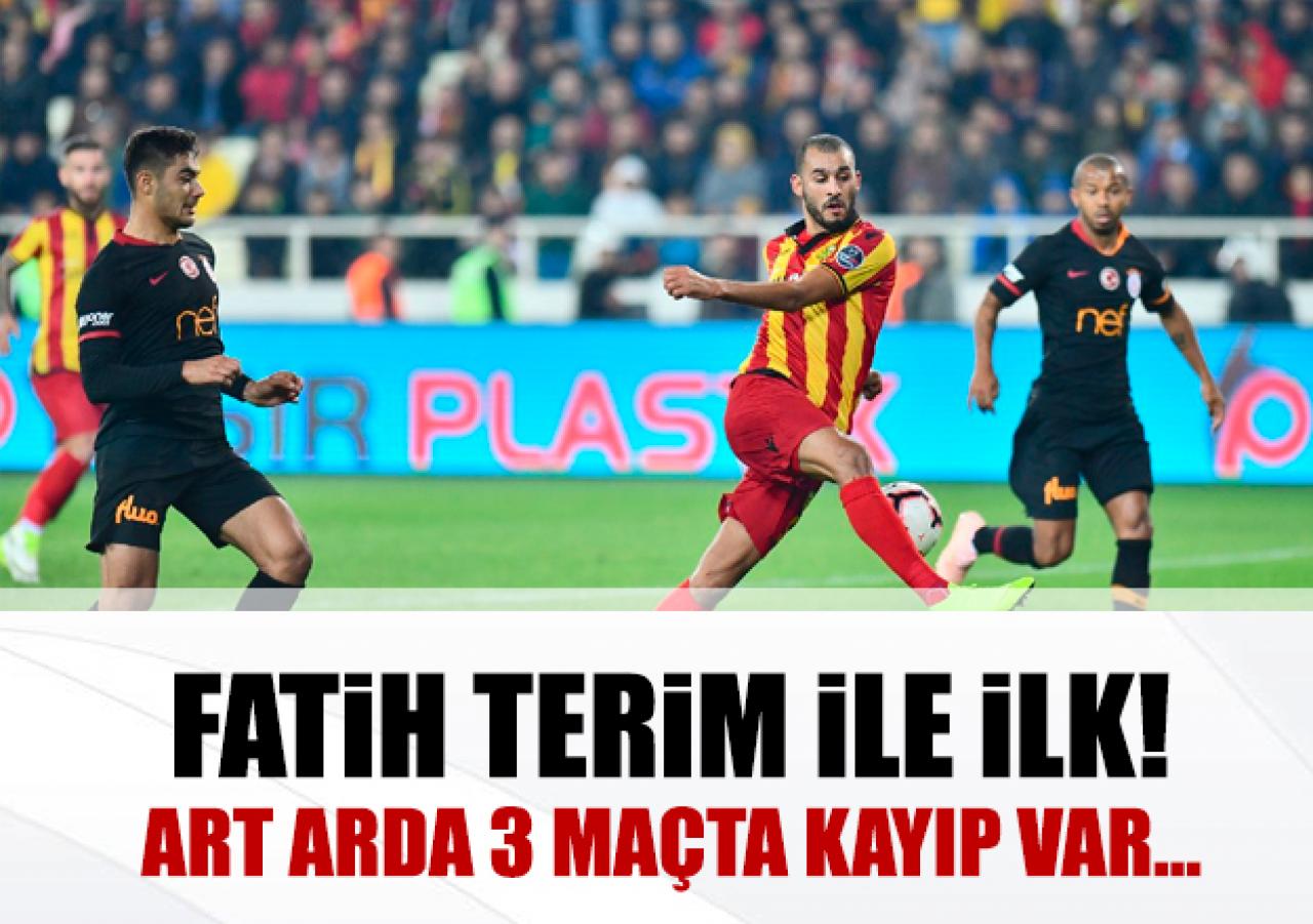 Fatih Terim ile ilk kez üst üste 3 kayıp