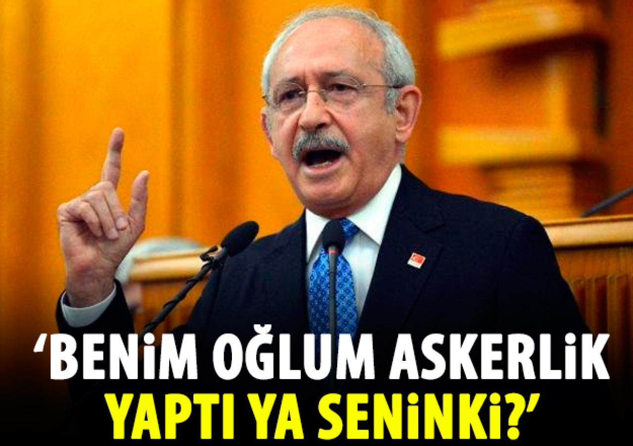 Kılıçdaroğlu'ndan Erdoğan'a askerlik tepkisi: Senin oğlun ne yaptı?