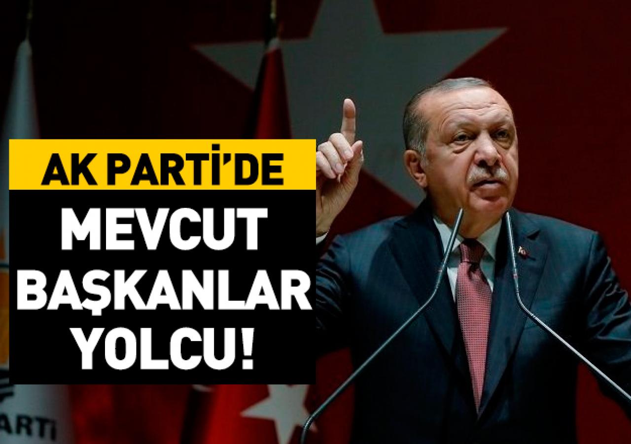 Mevcut başkanlar yolcu...