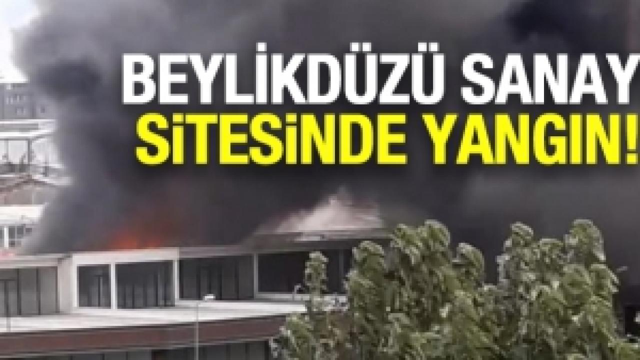 Beylikdüzü Birlik Sanayi Sitesi'ndeki kimya frabrikasında yangın