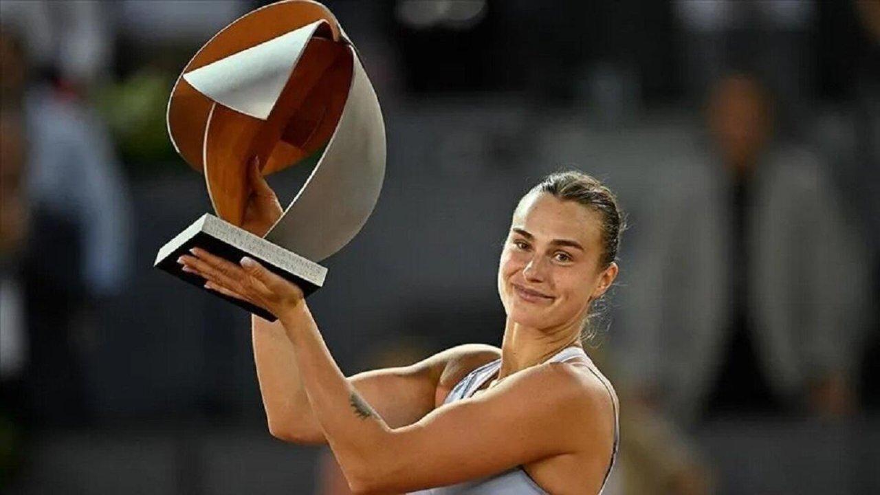 Madrid Açık'ta tek kadınlar şampiyonu Sabalenka