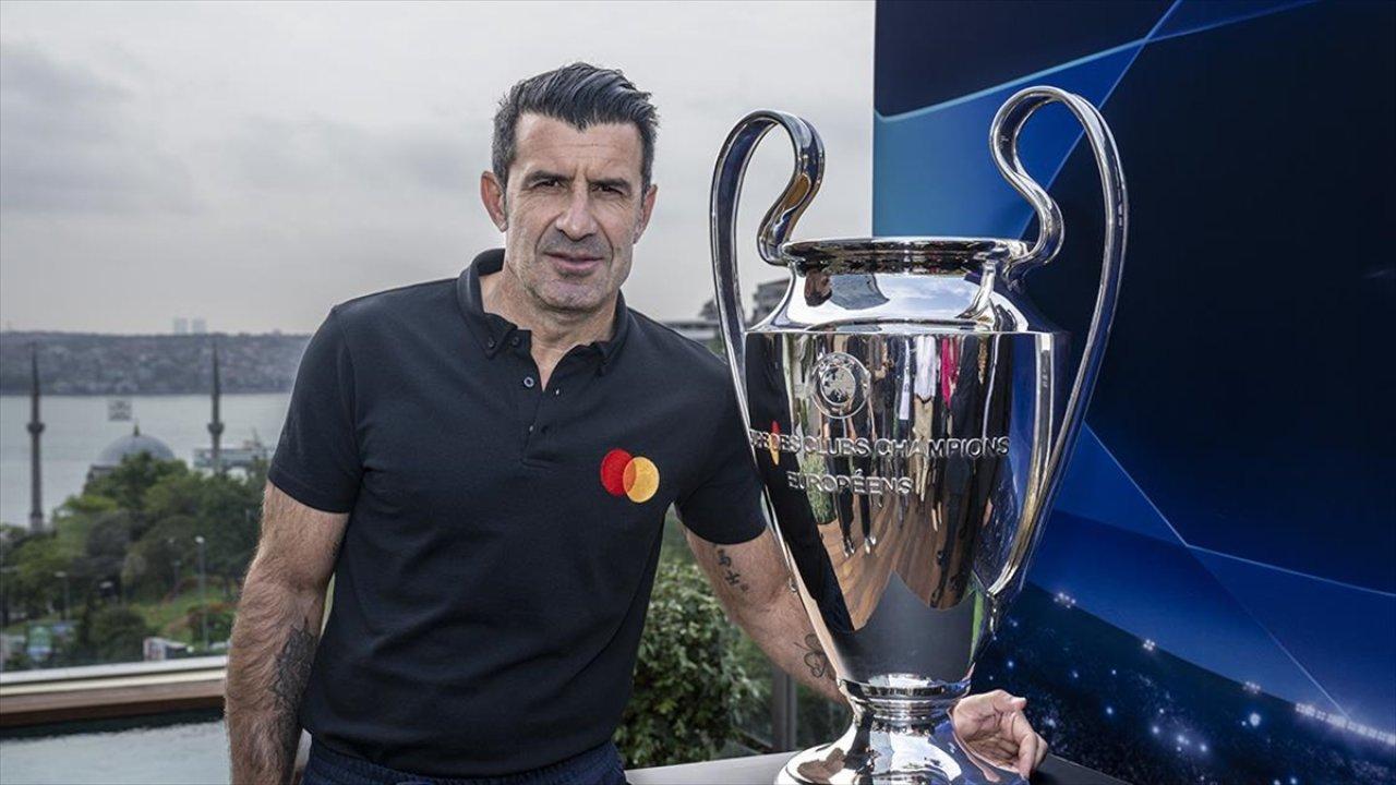 Luis Figo İstanbul'da! İşte finalde destekleyeceği takım