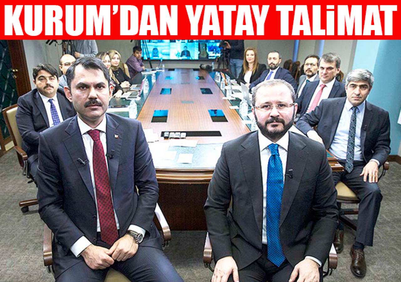 Başkanlara yatay talimat