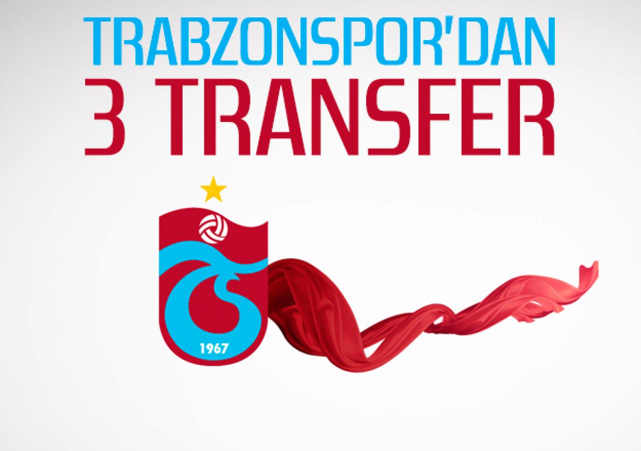 Trabzonspor'a üç takviye!