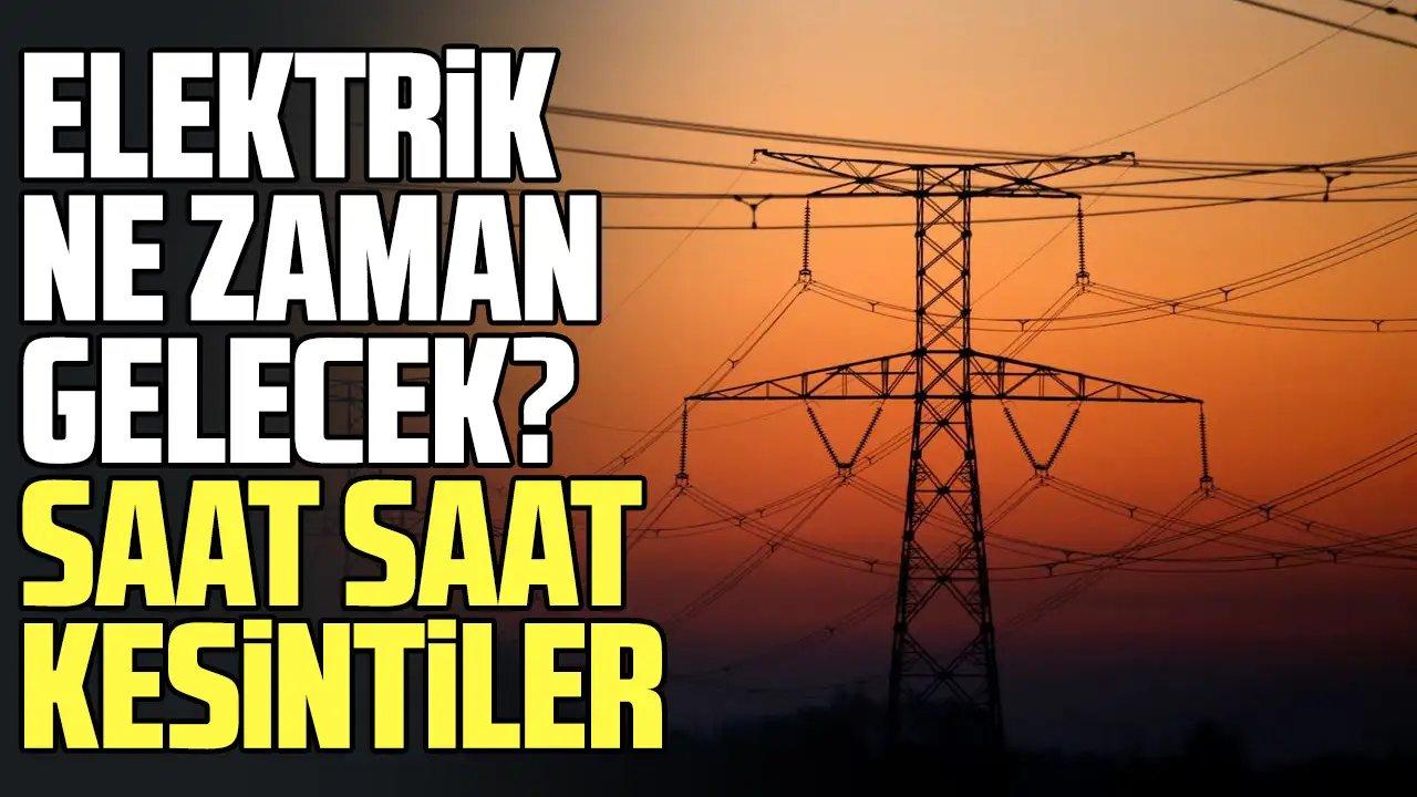 Kırklareli 19 Kasım elektrik kesintisi listesi! Elektrikler ne zaman gelecek?