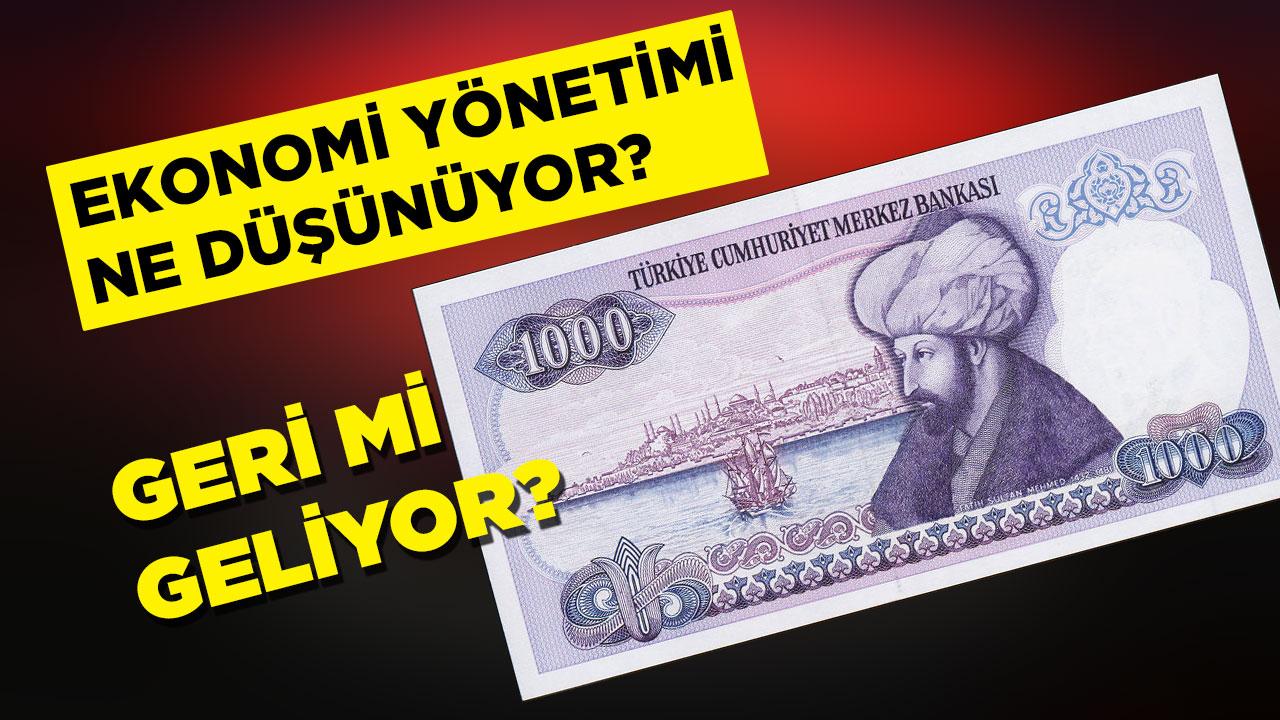 O İsim Net Konuştu! 500 ve 1000 Liralık Banknotlar mı Geliyor?