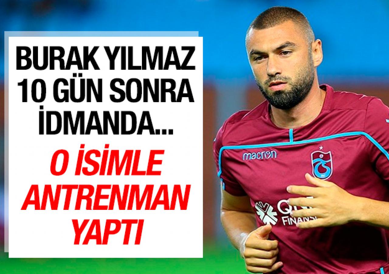 Burak Yılmaz antrenmanda