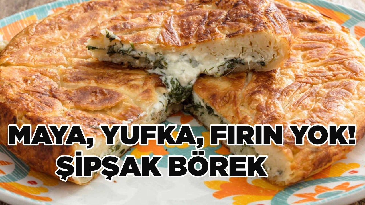 Maya, yufka, fırın yok! Beş dakikada hazır tavada çıtır börek