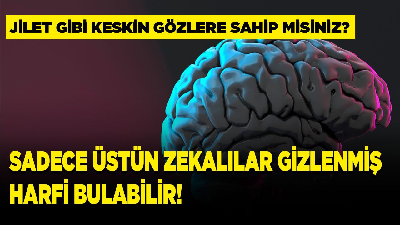 Resimde gizli olan C harfini 3 saniye içinde bulabilir misiniz ?