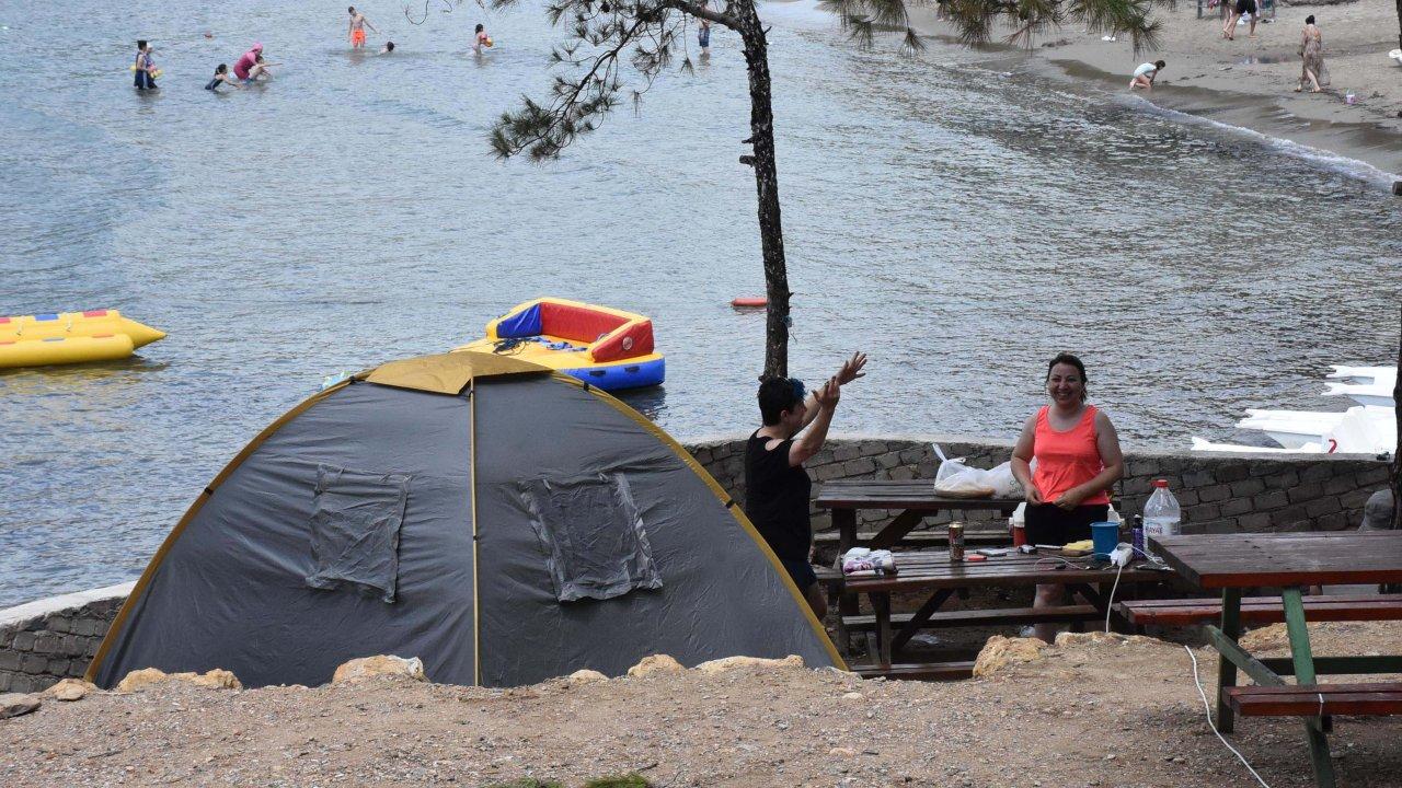 Çadır ve karavan tatiline yoğun ilgi