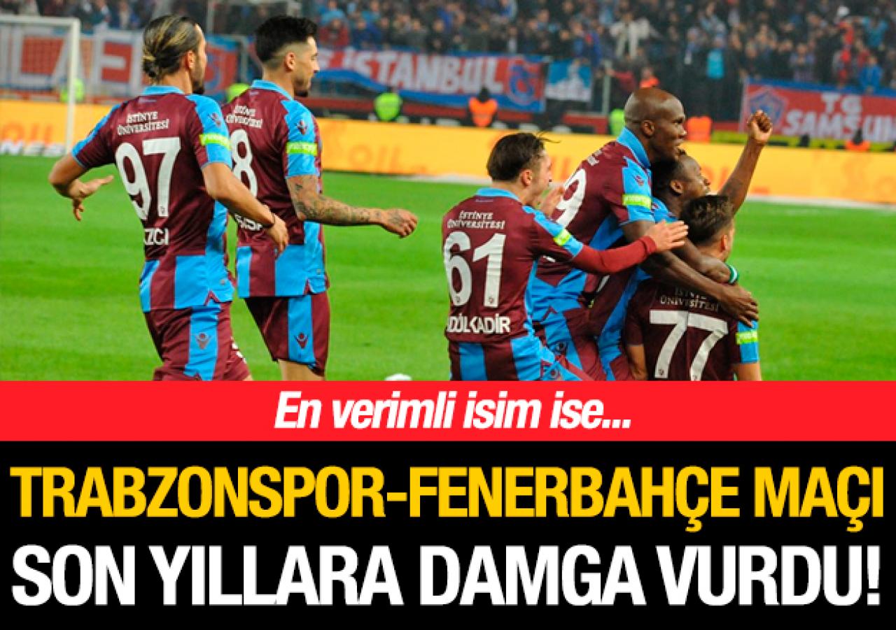 Trabzonspor ile Fenerbahçe'nin nefes kesen maçı son yıllara damga vurdu