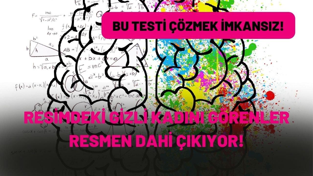 Resimdeki gizli kadının yüzünü görmek imkansız!