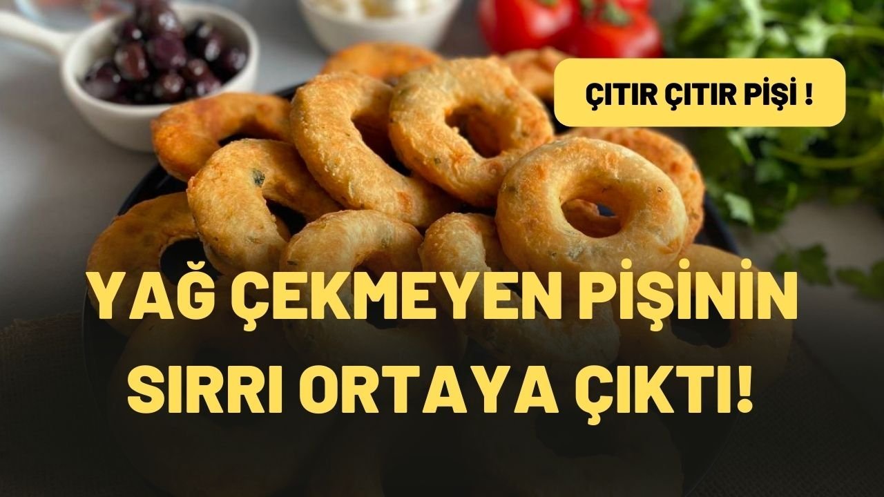 Yağ çekmeyen pişi yapmanın sırrı ortaya çıktı!