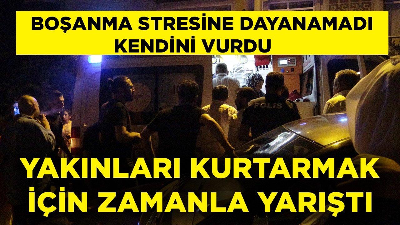 Boşanma stresine dayanamadı, kendini vurdu!