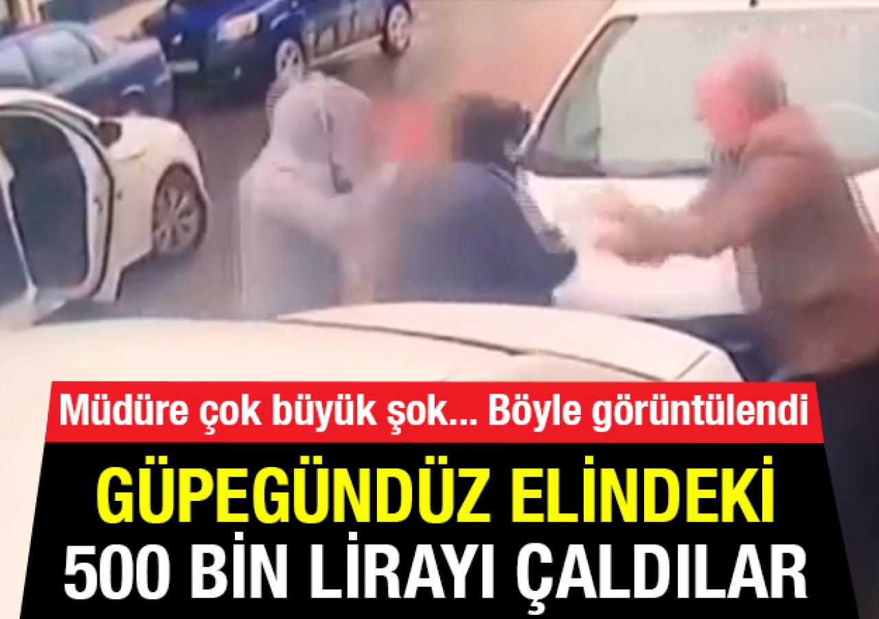 500 bin lirayı güpegündüz gasp ettiler!