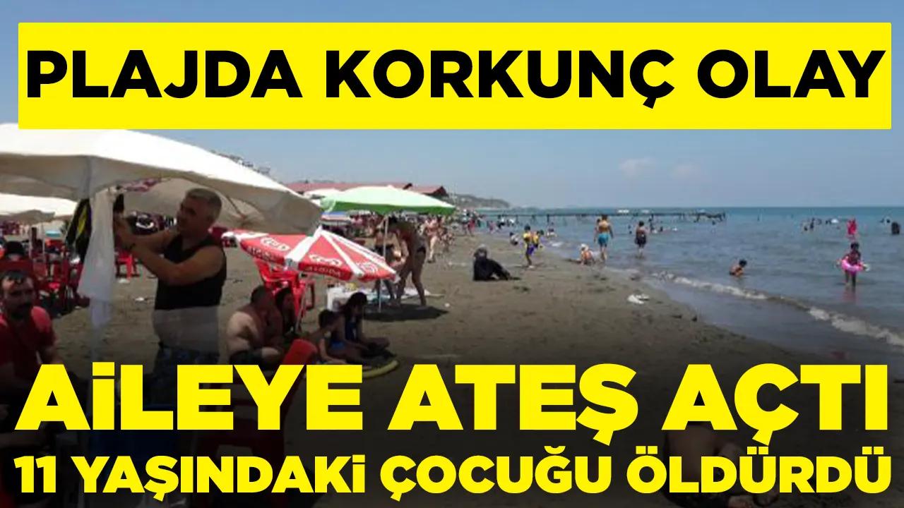 Plajda yatan aileye ateş açıp çocuğu öldürdü