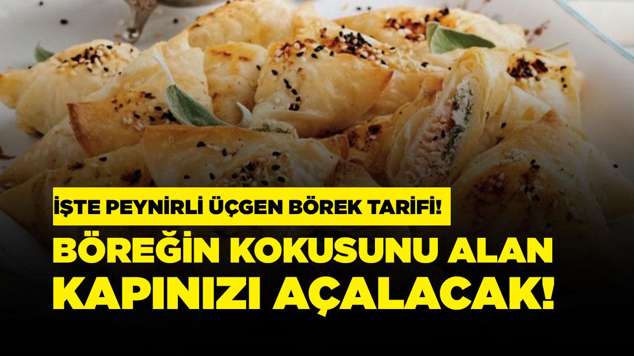 Bu böreğin kokusunu alan dayanamayacak! İşte leziz peynirli börek tarifi!