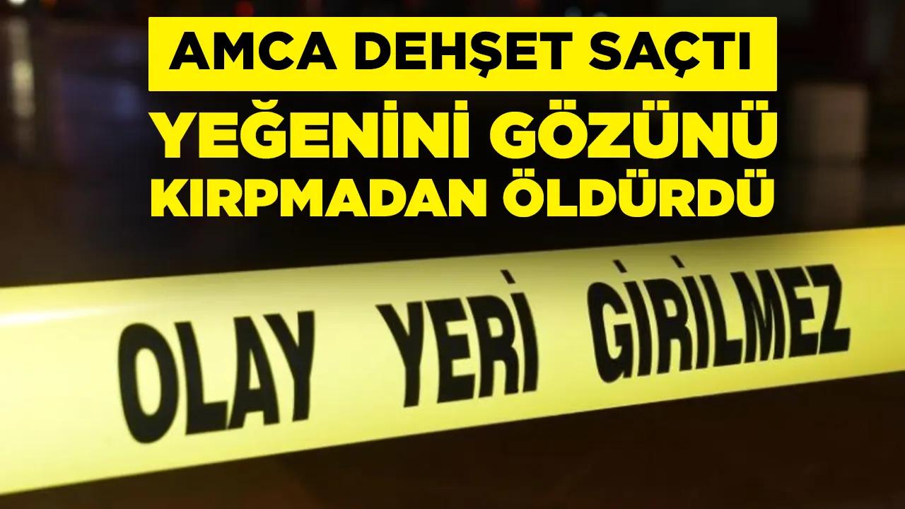 Amca dehşet saçtı: Yeğenini öldürdü