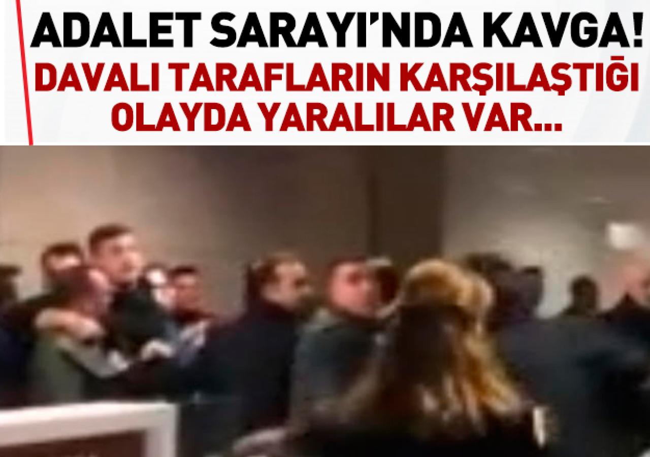 İstanbul Adalet Sarayı'nda kavga! Yaralılar var...