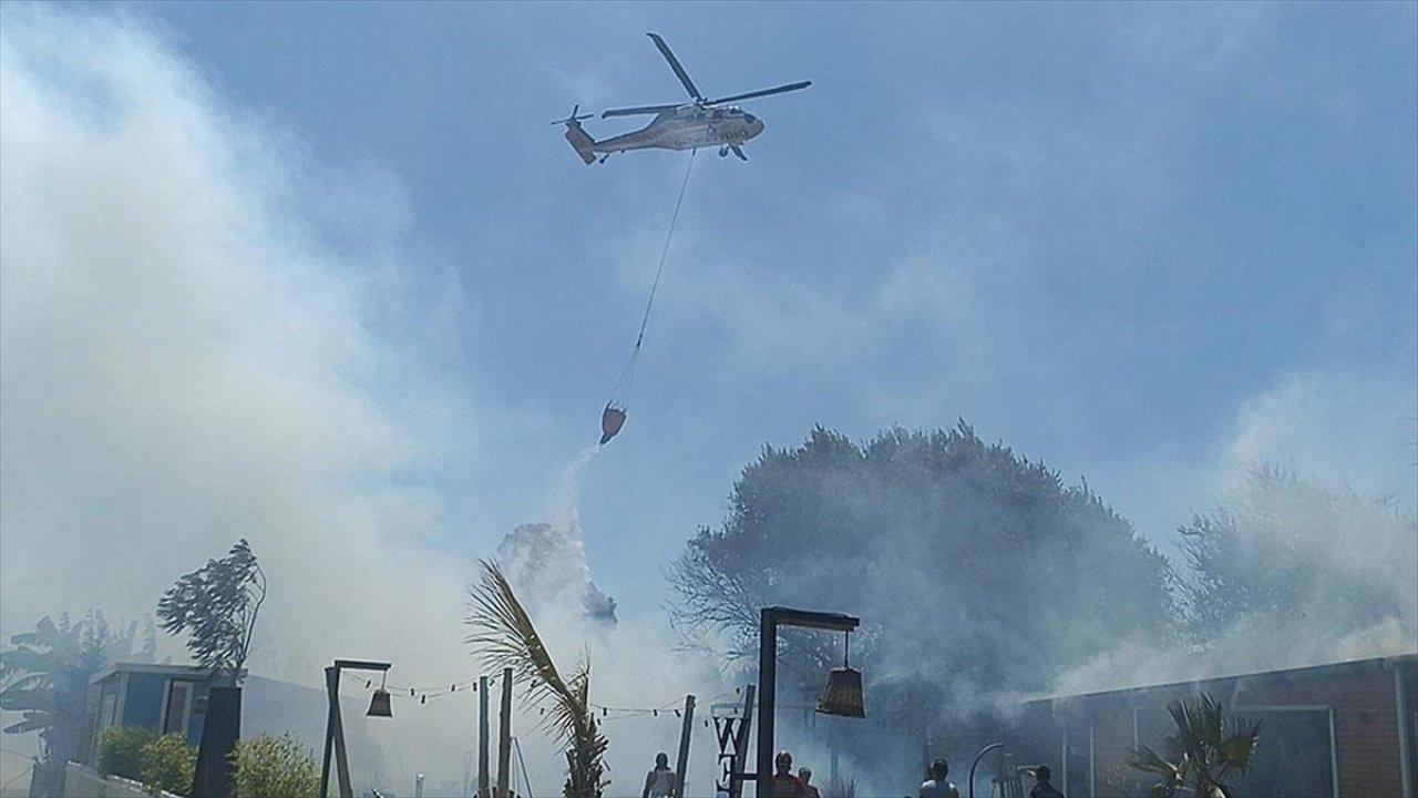 Bodrum'da peş peşe yangınlar