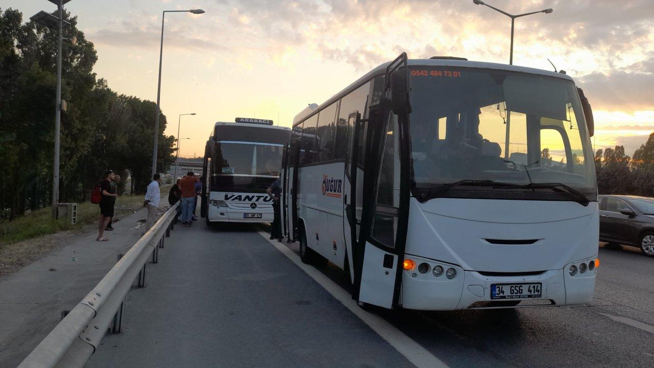 TEM Otoyolu'nda feci kaza: 3 yaralı