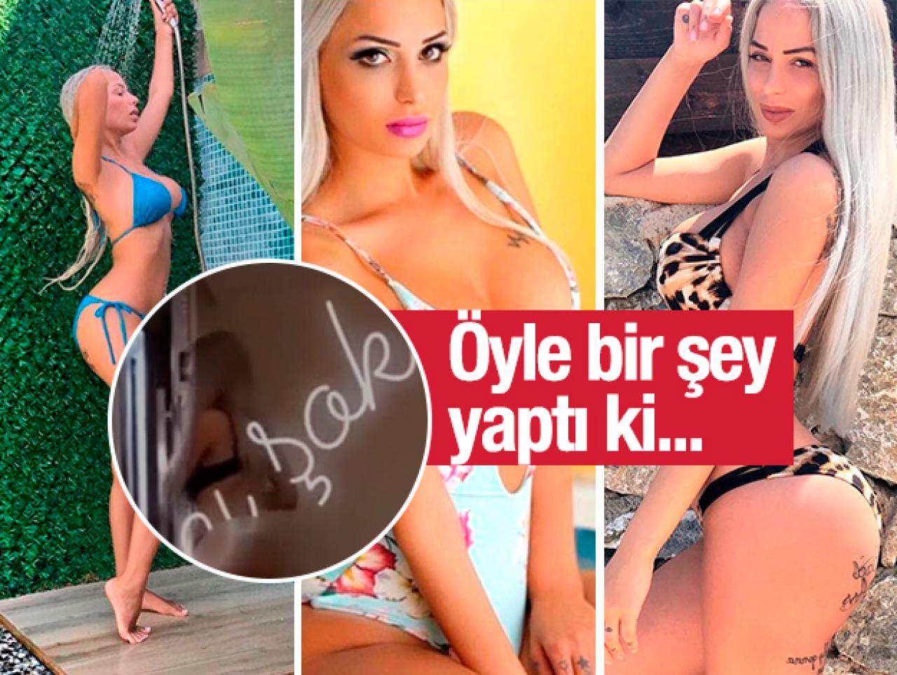 Merve Sanay pizzacıya şok yaşattı! Çıplak kapıyı açtı