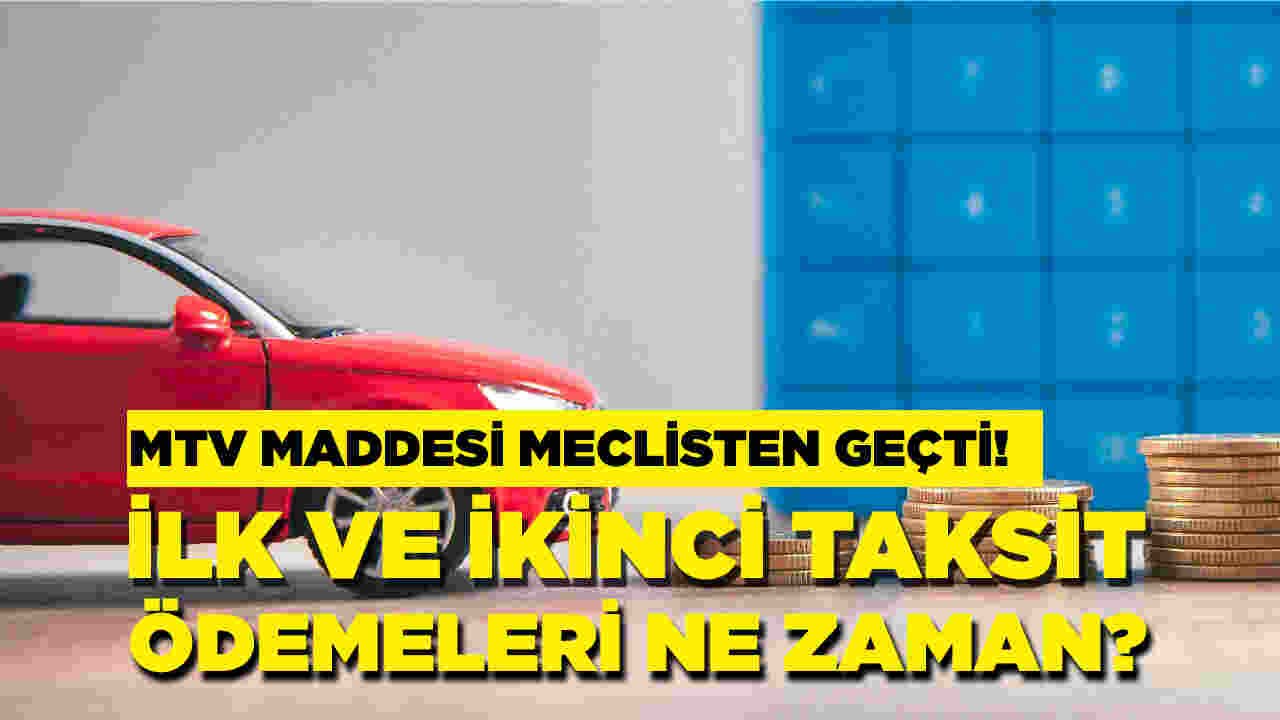 "Çifte MTV" hükmü Kongre tarafından kabul edildi. Ek MTV'de ilk ödeme ne zaman?