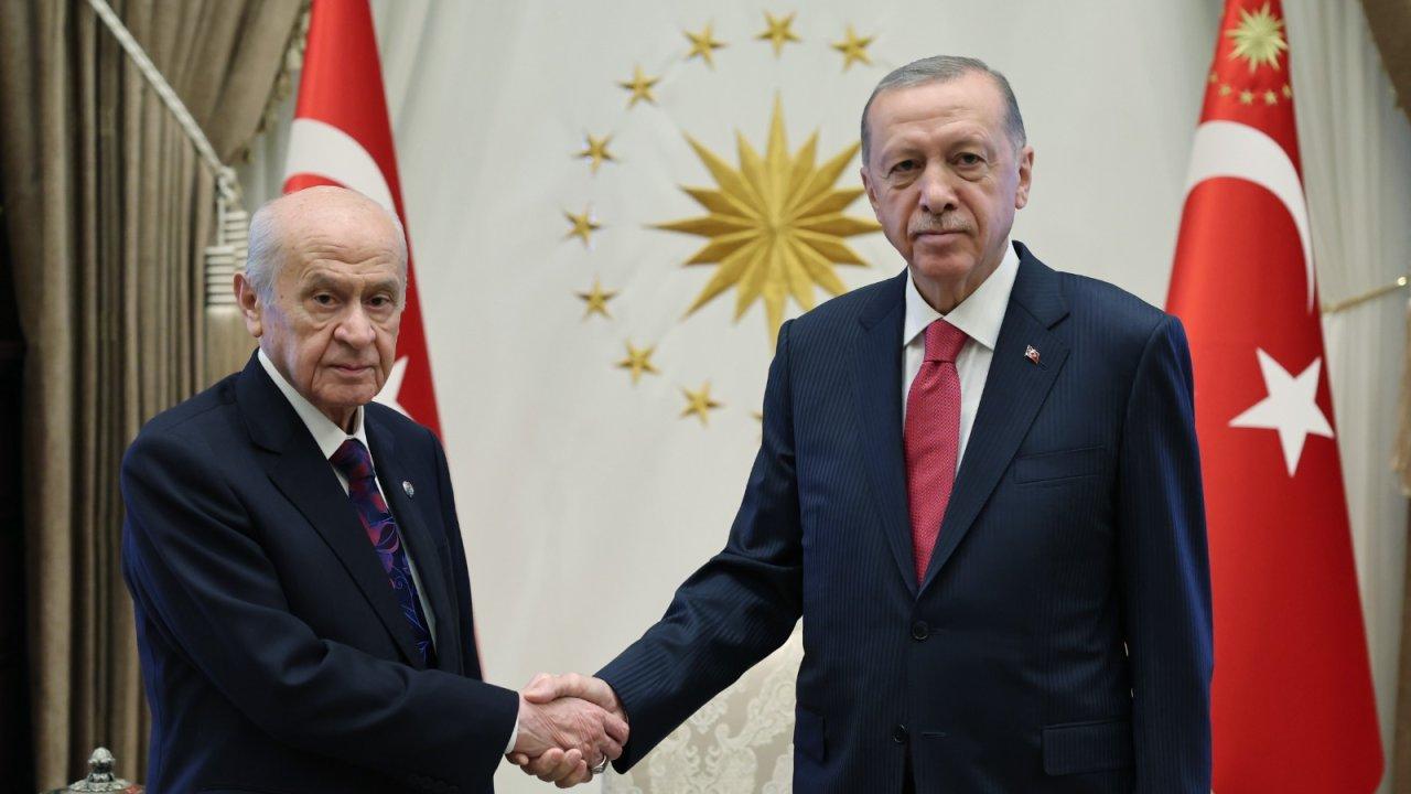 Erdoğan, Bahçeli ile bir araya geldi