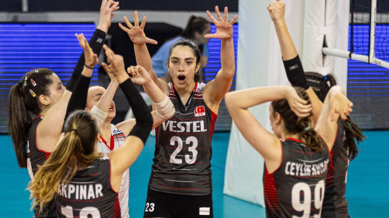 U17 Kız Voleybol Milli Takımı, Fransa’yı mağlup etti