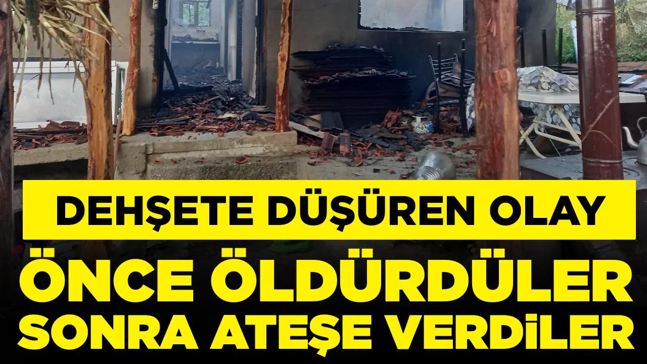 Dehşete düşüren olay: Önce öldürdüler sonra yaktılar