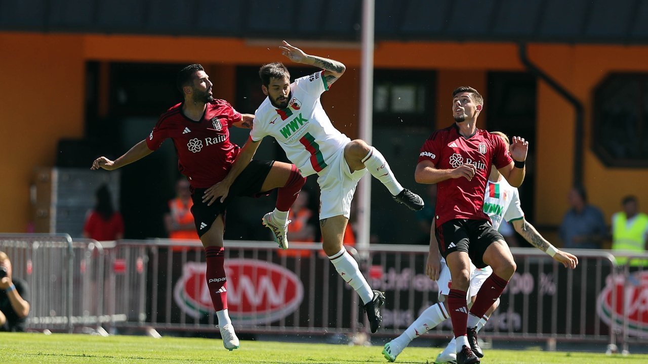 Beşiktaş'ın hazırlık maçında oyuna devam edilemedi