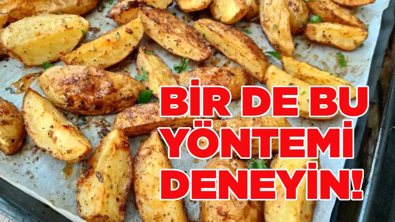 Lokantada gördüklerinizin aynısı! Elma dilim patatesi bir de böyle deneyin!