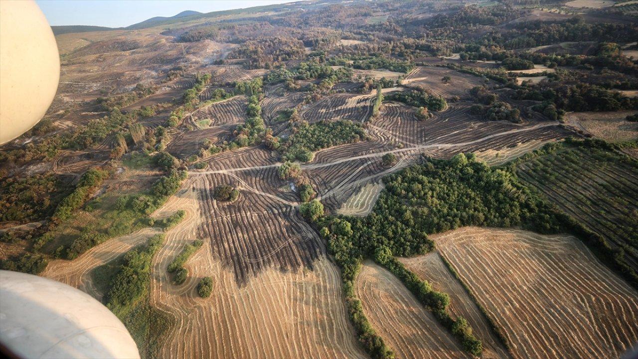 Çanakkale'deki orman yangını kontrol altına alındı