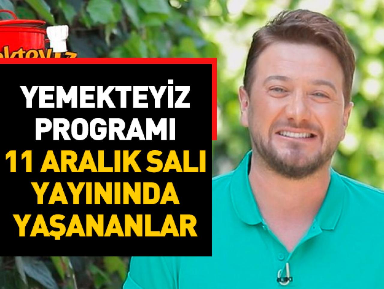 Yemekteyiz 11 Aralık Salı İzle! Kim yarıştı hangi yemekleri yaptı