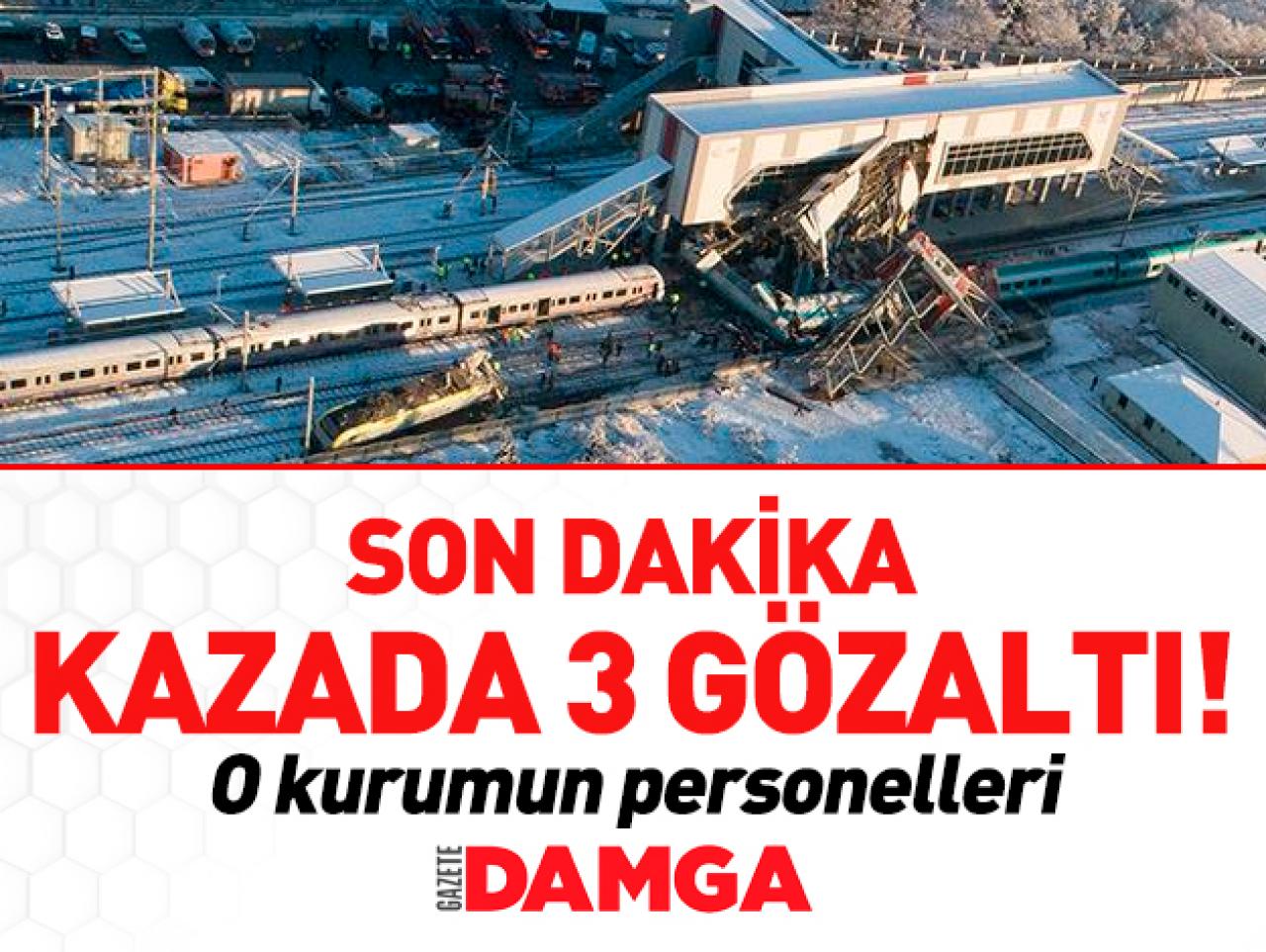 TCDD'de 3 gözaltı!