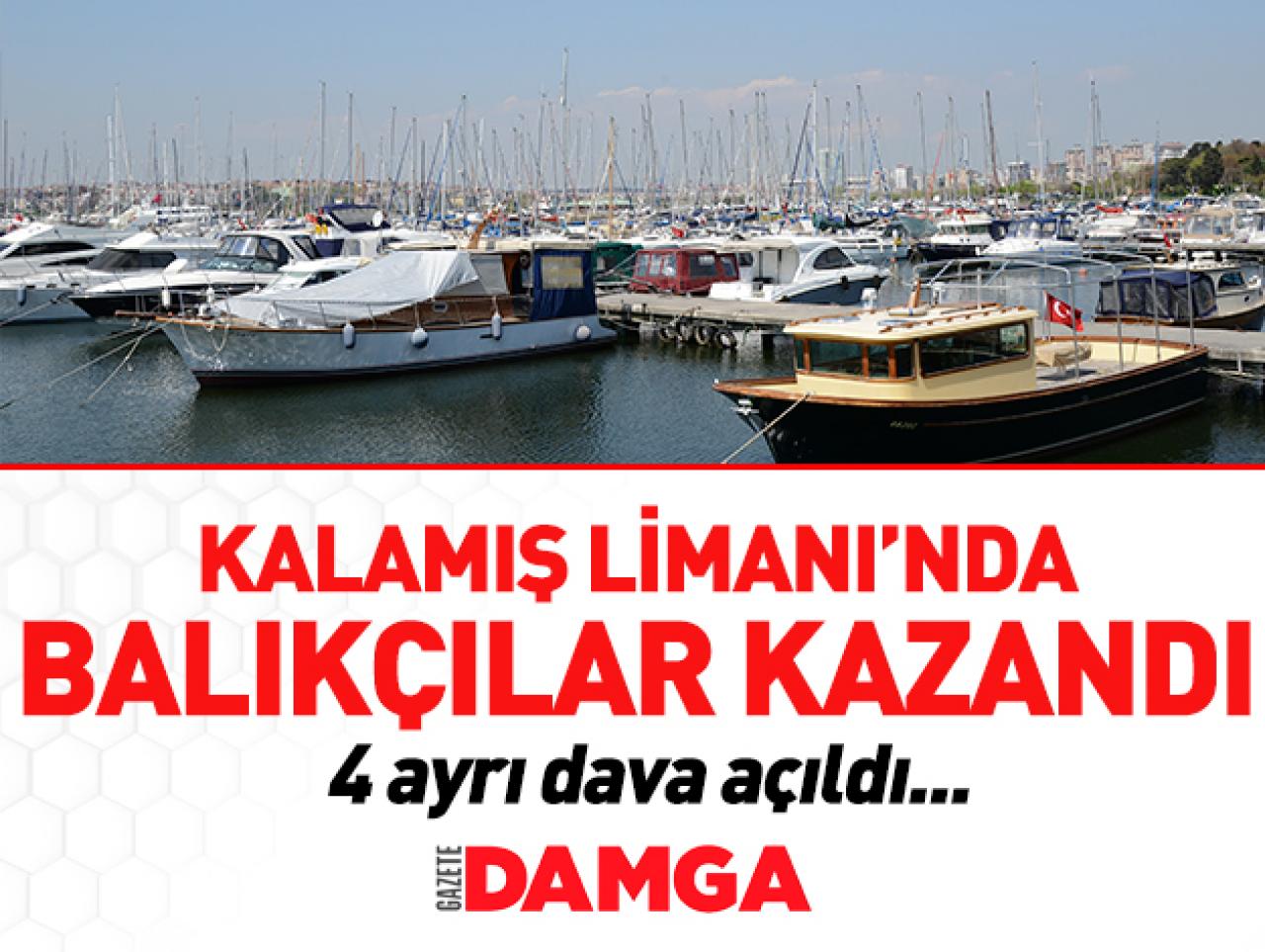 Kalamış Limanı’nda balıkçılar kazandı