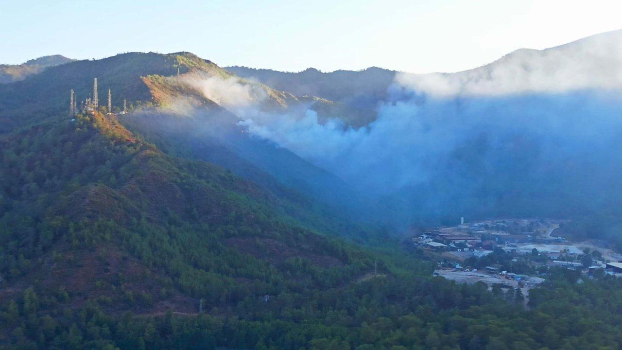 Marmaris'te orman yangını! Acı tesadüf...