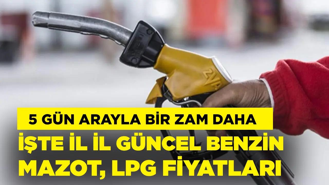 Motorine bir haftada ikinci zam! İşte güncel benzin, mazot ve LPG fiyatları 29 Temmuz 2023 Cumartesi