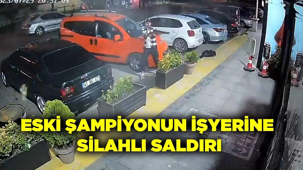 Eski şampiyonun iş yerine pompalı tüfekle saldırı